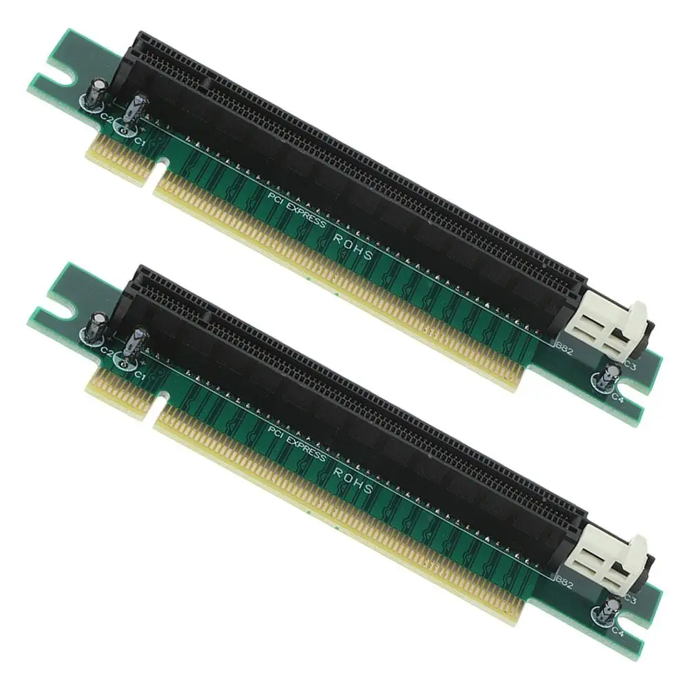 2Pcs Pci-E Adapter Card 16X GPU Riser Extension for Graphics Slot 90 Degree Turning Durable Cable Computer Hardware
2Pcs Pci-E Adapter Card 16X GPU Riser Extension for Graphics Slot 90 Degree Turning Durable Cable Computer Hardware
