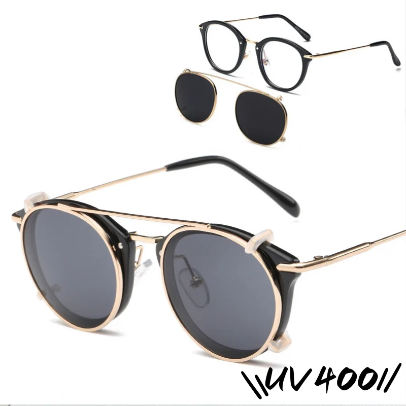 Luxury Round Frame Metal One-Piece Sunglasses Men Dual-purpose Flat Mirror Spectacle Frame Steampunk Designer Sun Glasse
Luxury Round Frame Metal One-Piece Sunglasses Men Dual-purpose Flat Mirror Spectacle Frame Steampunk Designer Sun Glasse