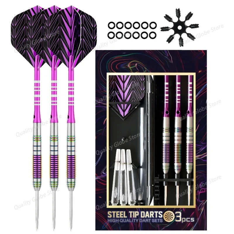Competition-grade Tungsten Steel Darts Set with Case Darts Metal Tip Set 3 Aluminum Shaft Metal
Competition-grade Tungsten Steel Darts Set with Case Darts Metal Tip Set 3 Aluminum Shaft Metal