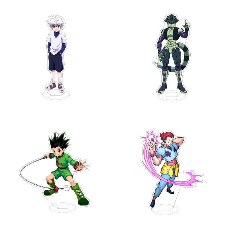 HUNTER HUNTER 15cm Acrylic stand Gon Killua Kurapika Hisoka Machi Figure Desktop ornament Friends Fans Birthday Gifts
HUNTER HUNTER 15cm Acrylic stand Gon Killua Kurapika Hisoka Machi Figure Desktop ornament Friends Fans Birthday Gifts