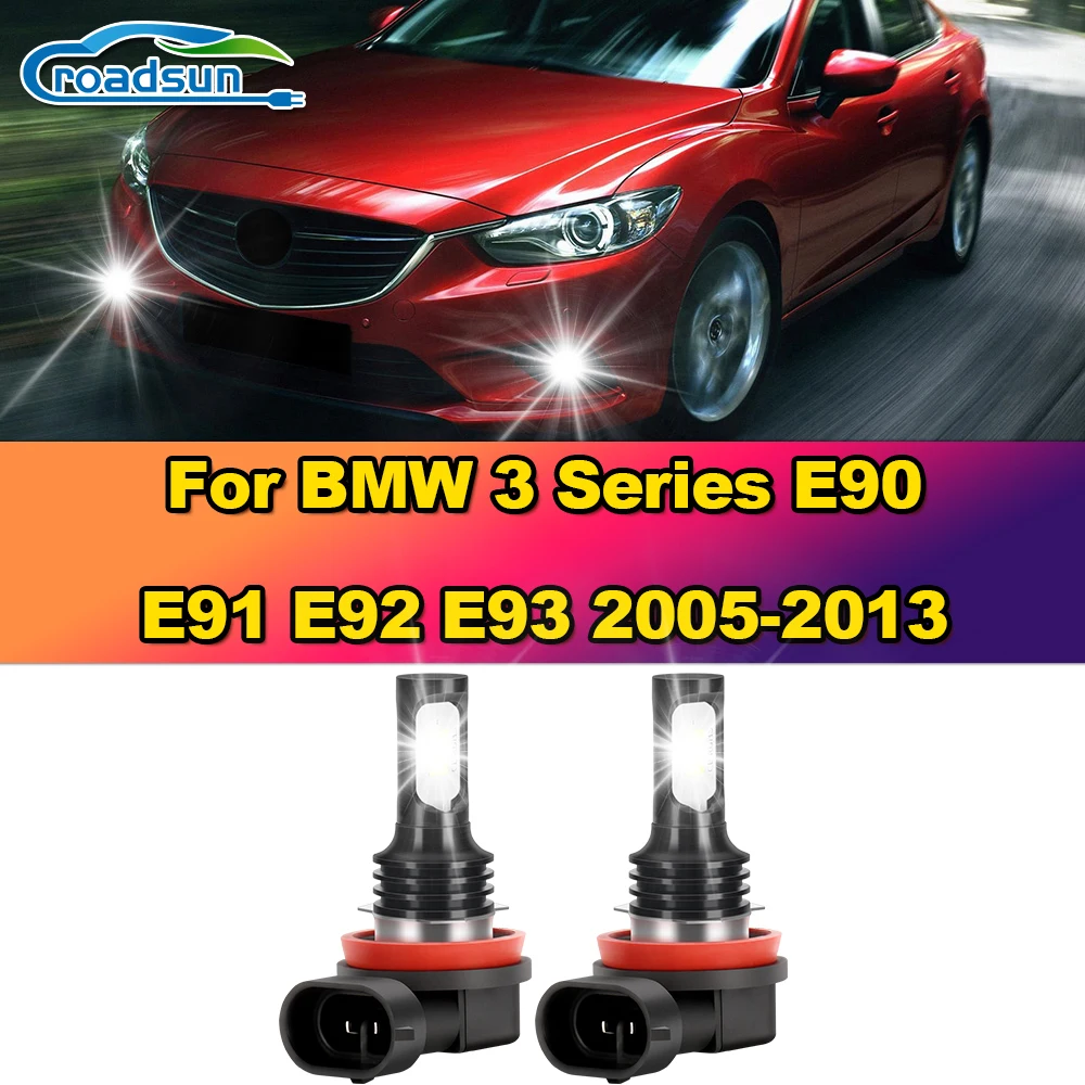 2X H11 LED Fog Lights Bulbs 12000LM Car Fog Lamps 6000K White For BMW 3 Series E90 E91 E92 E93 2005-2009 2010 2011 2012 2013
2X H11 LED Fog Lights Bulbs 12000LM Car Fog Lamps 6000K White For BMW 3 Series E90 E91 E92 E93 2005-2009 2010 2011 2012 2013