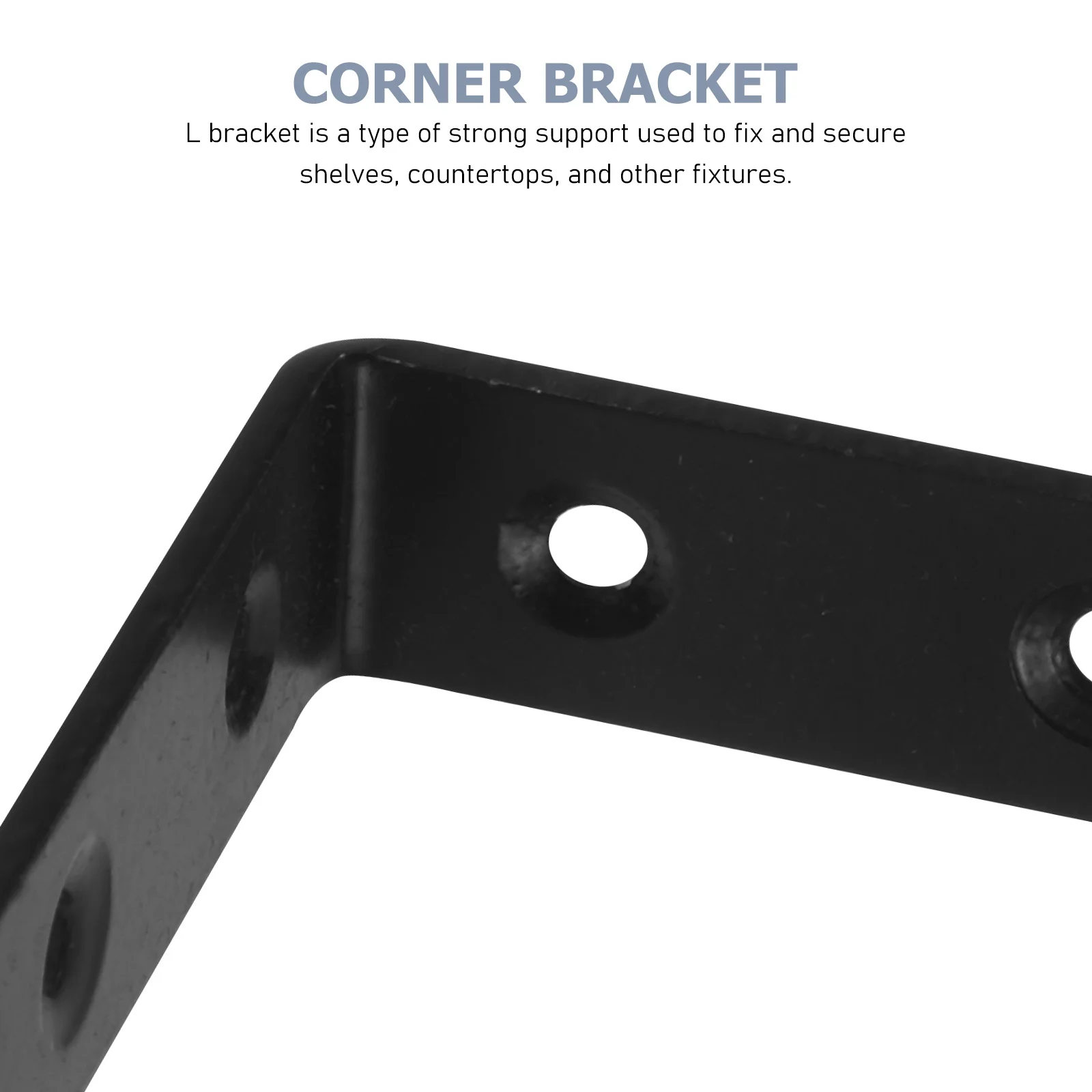 10Pcs Heavy Duty Angle Iron Brackets L Shelf Brackets Metal Corner Braces for Wood Shelves Cabinet Supports Black
10Pcs Heavy Duty Angle Iron Brackets L Shelf Brackets Metal Corner Braces for Wood Shelves Cabinet Supports Black