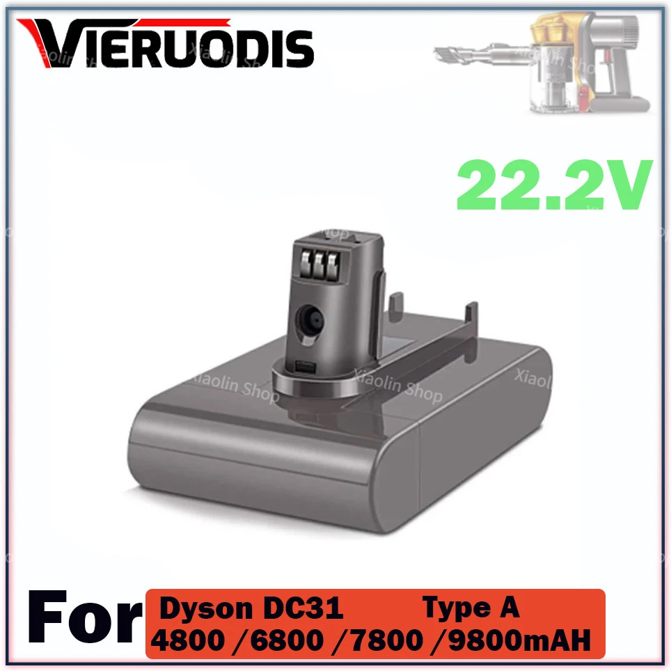 22,2 в для Dyson 9800/4800 мА/ч Тип A литий-ионный аккумулятор odkurзаza для Dyson DC35, DC45 DC31 DC34 DC44 DC31 домашнее животное DC35
22,2 в для Dyson 9800/4800 мА/ч Тип A литий-ионный аккумулятор odkurзаza для Dyson DC35, DC45 DC31 DC34 DC44 DC31 домашнее животное DC35