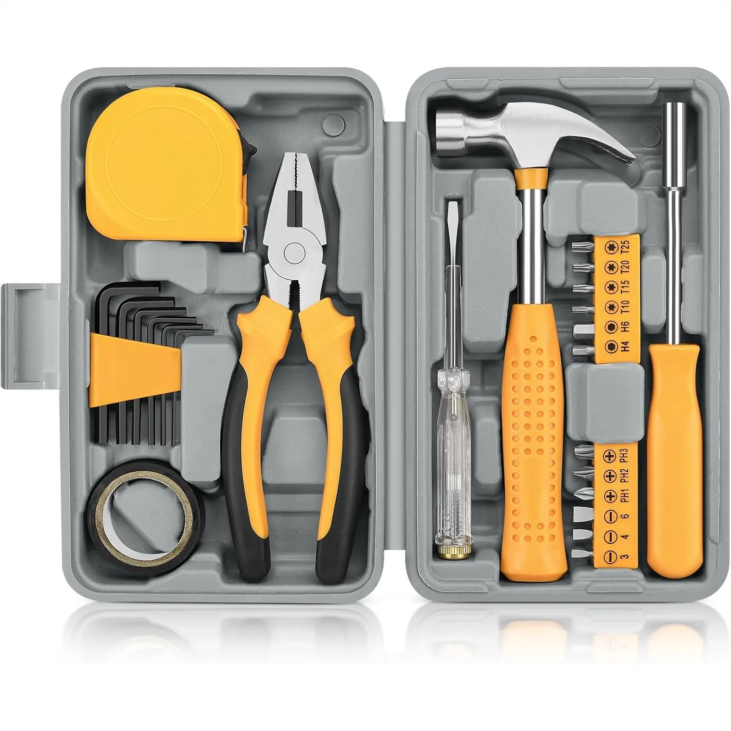 24pcs DIY Tool Kit for Home, Office & Garage Repair with Storage Case - Handy and Versatile
24pcs DIY Tool Kit for Home, Office & Garage Repair with Storage Case - Handy and Versatile