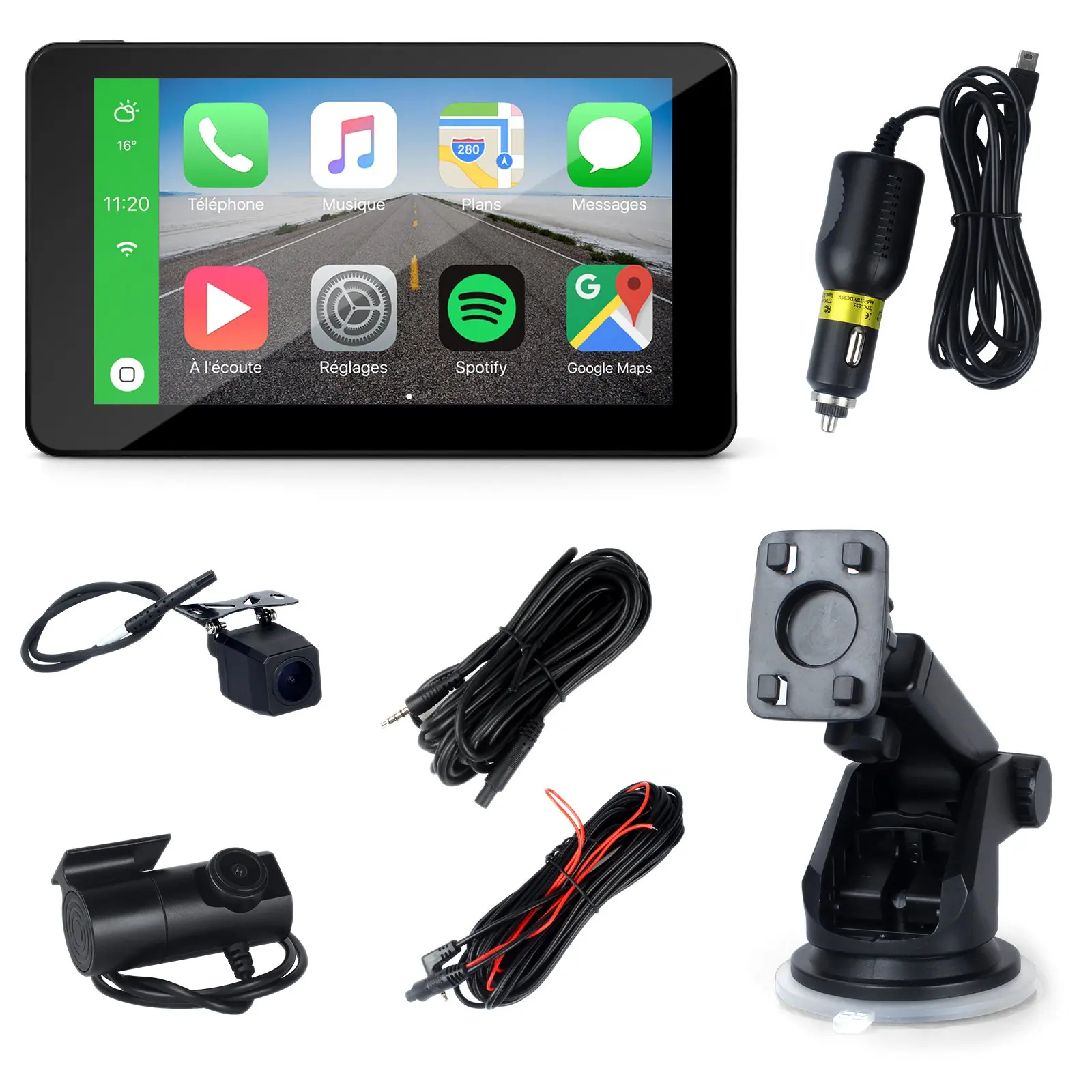 7 Inch Touch Screen Car Portable Wireless CarPlay Android Radio Multimedia Bluetooth Navigation HD1080 Stereo
7 Inch Touch Screen Car Portable Wireless CarPlay Android Radio Multimedia Bluetooth Navigation HD1080 Stereo
