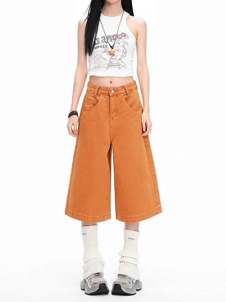 summer new high waist casual high street solid color trendy wide leg pants
summer new high waist casual high street solid color trendy wide leg pants