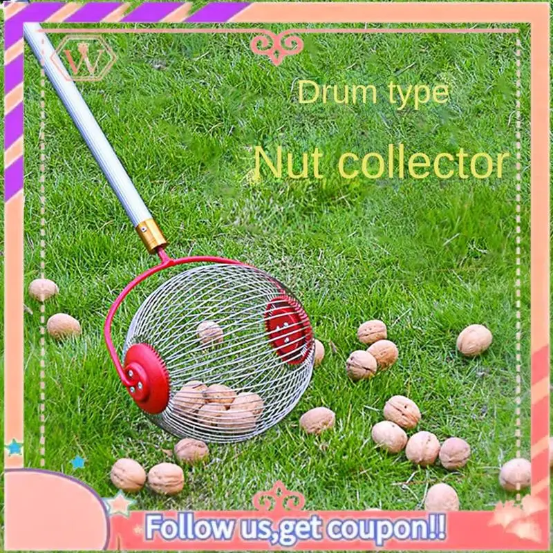 Upgraded Nut Picker Garden Nut Stainless Steel Drum Suitable For , Acorn, Pine Cone, Walnut Waste Collection
Upgraded Nut Picker Garden Nut Stainless Steel Drum Suitable For , Acorn, Pine Cone, Walnut Waste Collection