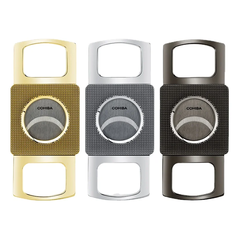 Gift Boxed Cigar Cutter Zinc Alloy Plated Stainless Steel Double Edge Cigar Cutter Smoking Accessories
Gift Boxed Cigar Cutter Zinc Alloy Plated Stainless Steel Double Edge Cigar Cutter Smoking Accessories