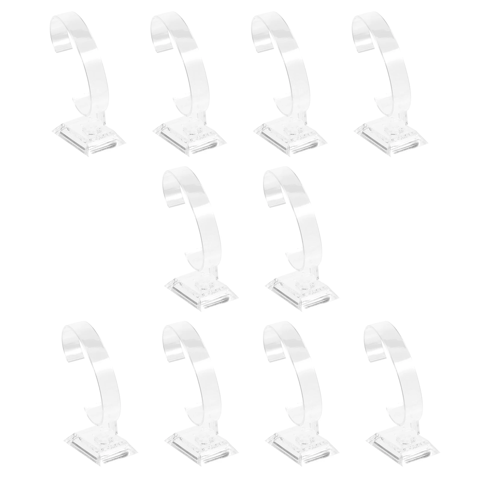 10 шт., подставка для часов, прозрачный пластиковый держатель, устойчивая стойка для часов, браслетов, настольная подставка для часов
10 шт., подставка для часов, прозрачный пластиковый держатель, устойчивая стойка для часов, браслетов, настольная подставка для часов