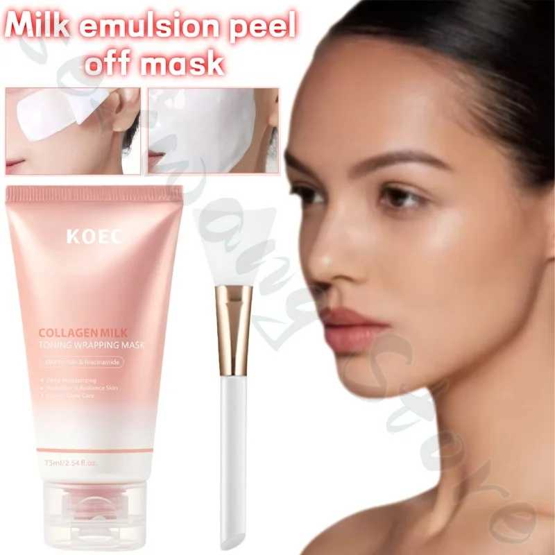 KOEC milk emulsion peel-off mask 75g brightens skin tone, refreshes and moisturizes, improves dullness and deeply hydrates
KOEC milk emulsion peel-off mask 75g brightens skin tone, refreshes and moisturizes, improves dullness and deeply hydrates