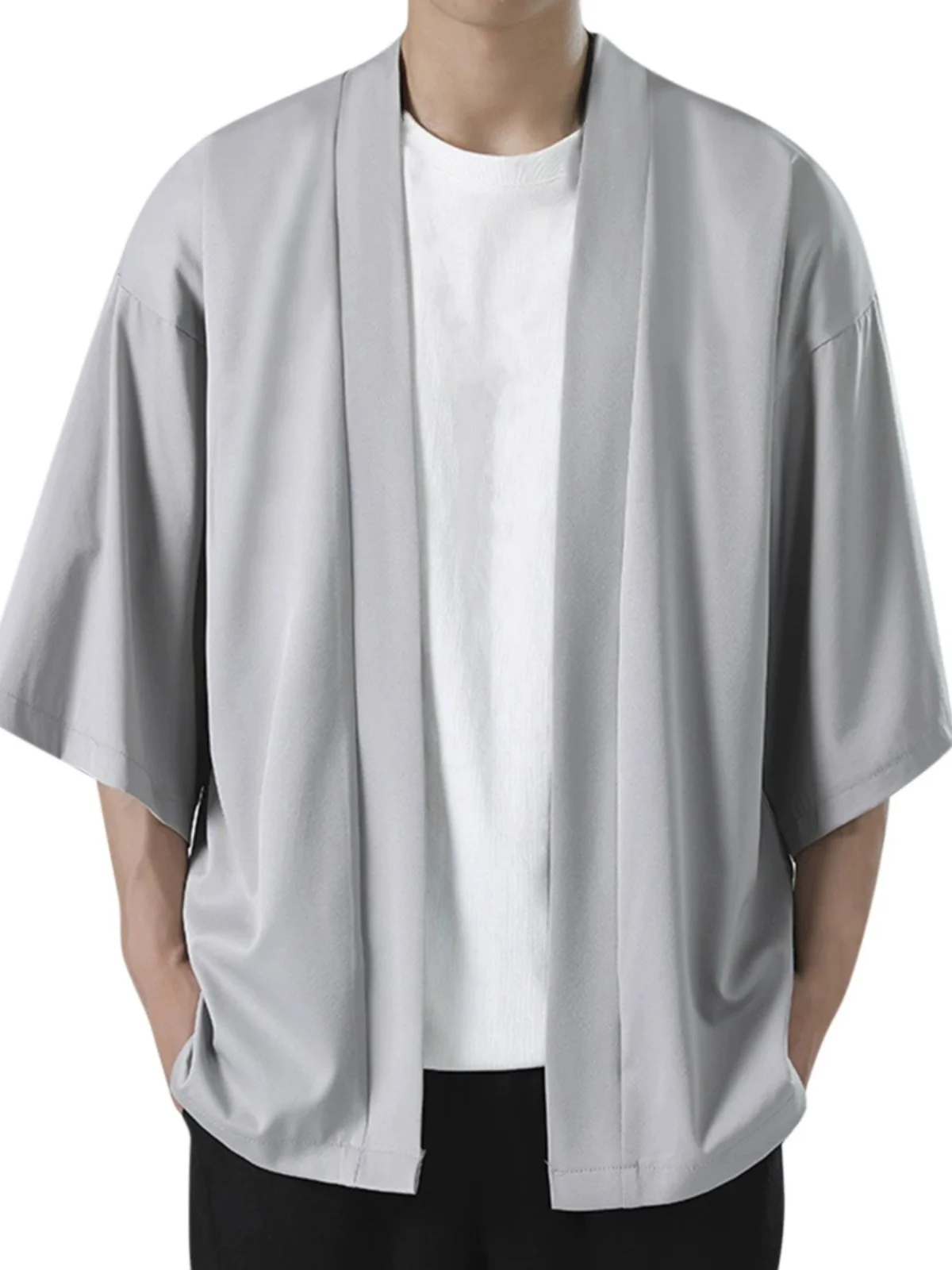 Loose Fit Color Men's Cardigan irt Comfortable Casual Sle Seven Sve Length Regular Thin for Autumn Season
Loose Fit Color Men's Cardigan irt Comfortable Casual Sle Seven Sve Length Regular Thin for Autumn Season