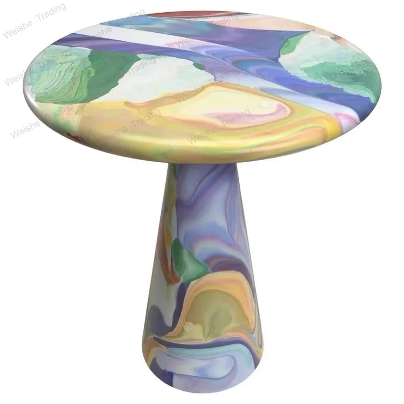 Furnace oil painting graffiti casual round dining table creative conference table fiberglass hand-painted coffee table
Furnace oil painting graffiti casual round dining table creative conference table fiberglass hand-painted coffee table
