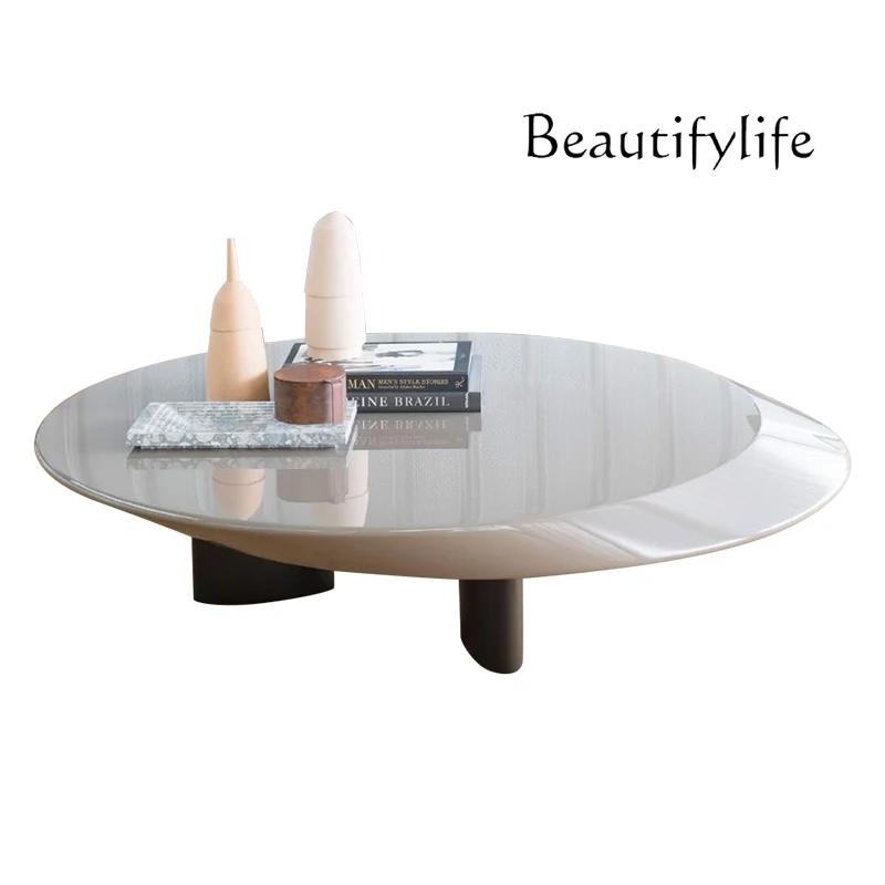Modern minimalist oval designer coffee table Italian minimalist exhibition hall coffee table model room living room
Modern minimalist oval designer coffee table Italian minimalist exhibition hall coffee table model room living room