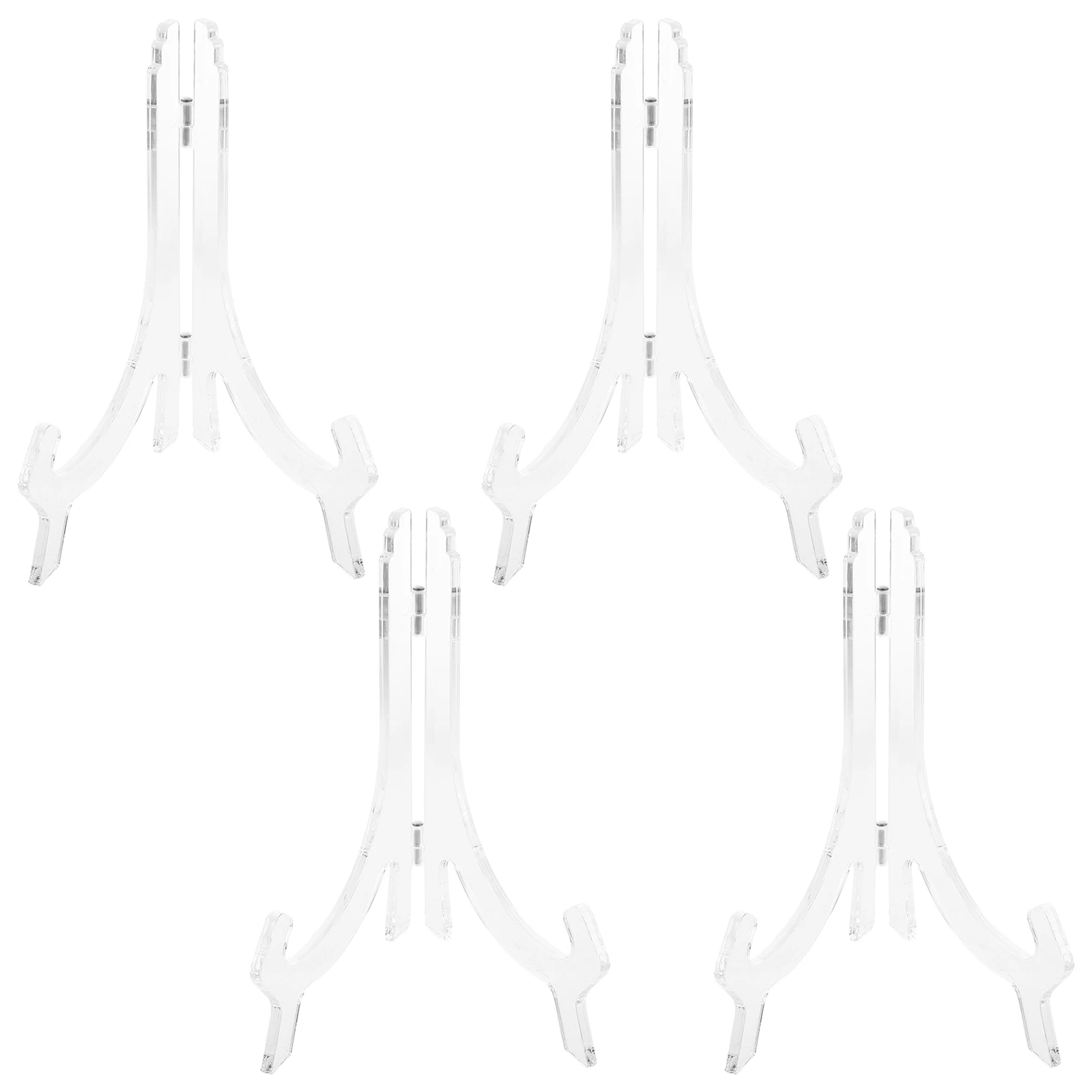 4pcs Transparent Display Stands Clear Plate Holders For Decorative Plates Home Wedding Tableware Rack
4pcs Transparent Display Stands Clear Plate Holders For Decorative Plates Home Wedding Tableware Rack