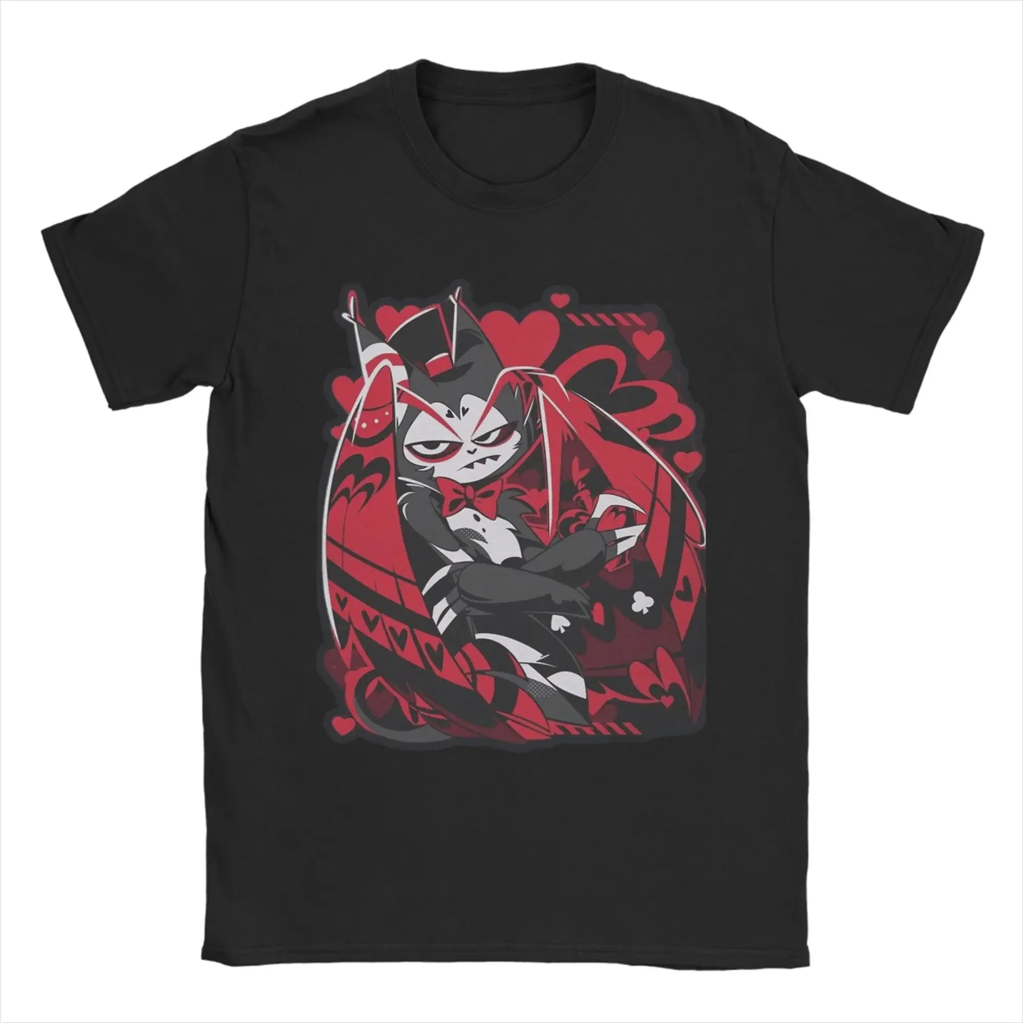 Cool Hazbin Hotel Lucifer The Devil Themed Graphic Tee Men's Breathable Short Sleeve Cotton T-shirt
Cool Hazbin Hotel Lucifer The Devil Themed Graphic Tee Men's Breathable Short Sleeve Cotton T-shirt