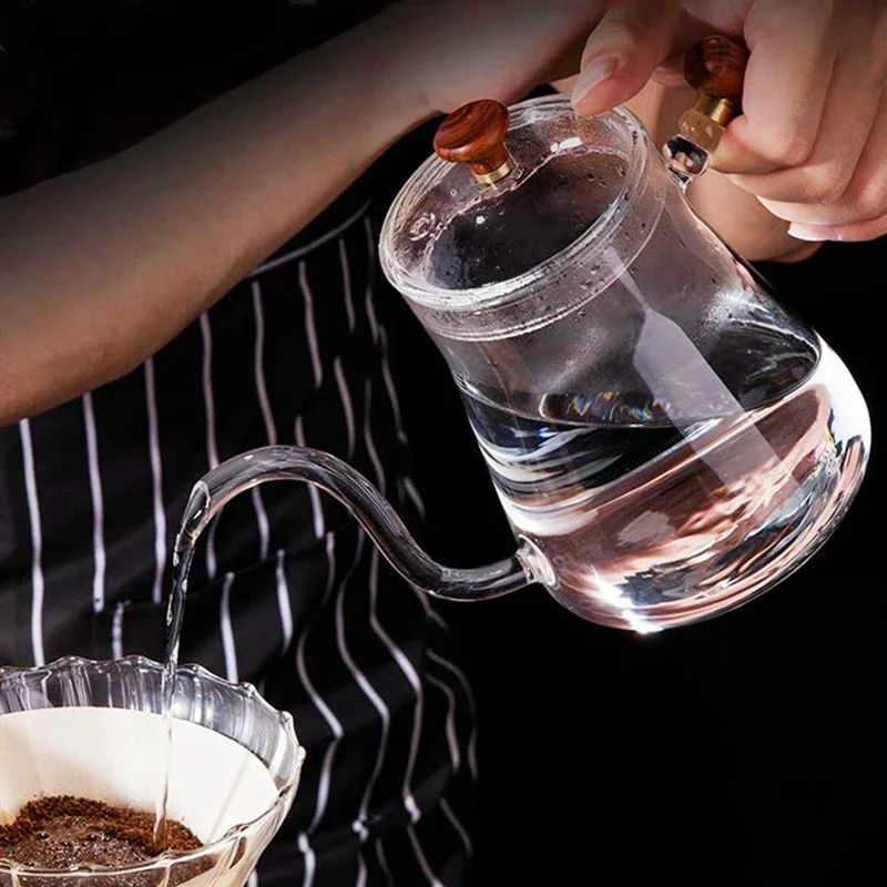 20oz/600ml Thick Glass Tea Coffee Kettle Teapot,Gooseneck Thin Spout for Pour Over Coffee Pot,Teabloom Stovetop & Microwave Safe
20oz/600ml Thick Glass Tea Coffee Kettle Teapot,Gooseneck Thin Spout for Pour Over Coffee Pot,Teabloom Stovetop & Microwave Safe