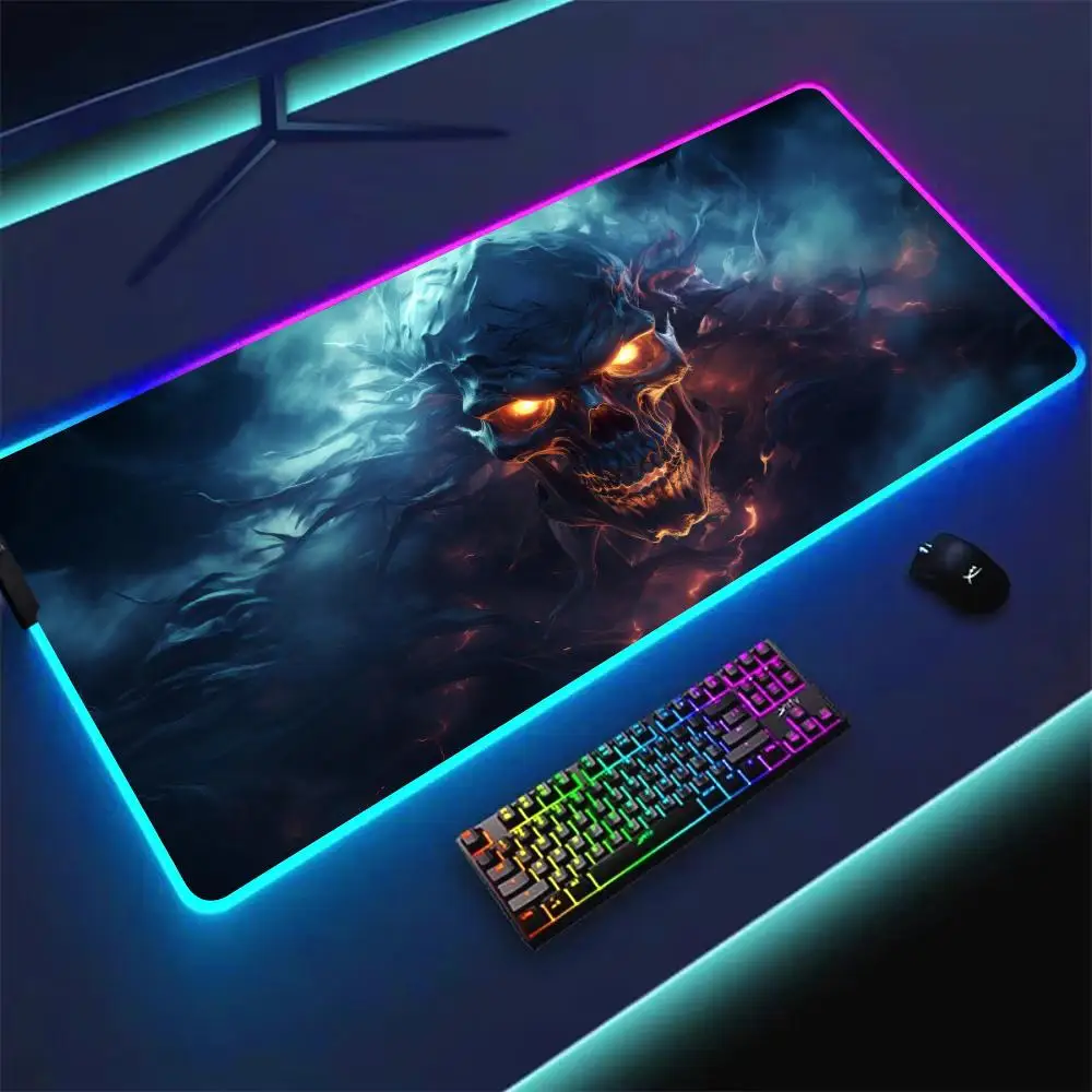 RGB коврик для мыши Art украшает скелет игровой коврик Настольный коврик резиновый противоскользящий светодиодный светильник игровой клавиатура коврик для мыши аксессуары для ПК
RGB коврик для мыши Art украшает скелет игровой коврик Настольный коврик резиновый противоскользящий светодиодный светильник игровой клавиатура коврик для мыши аксессуары для ПК
