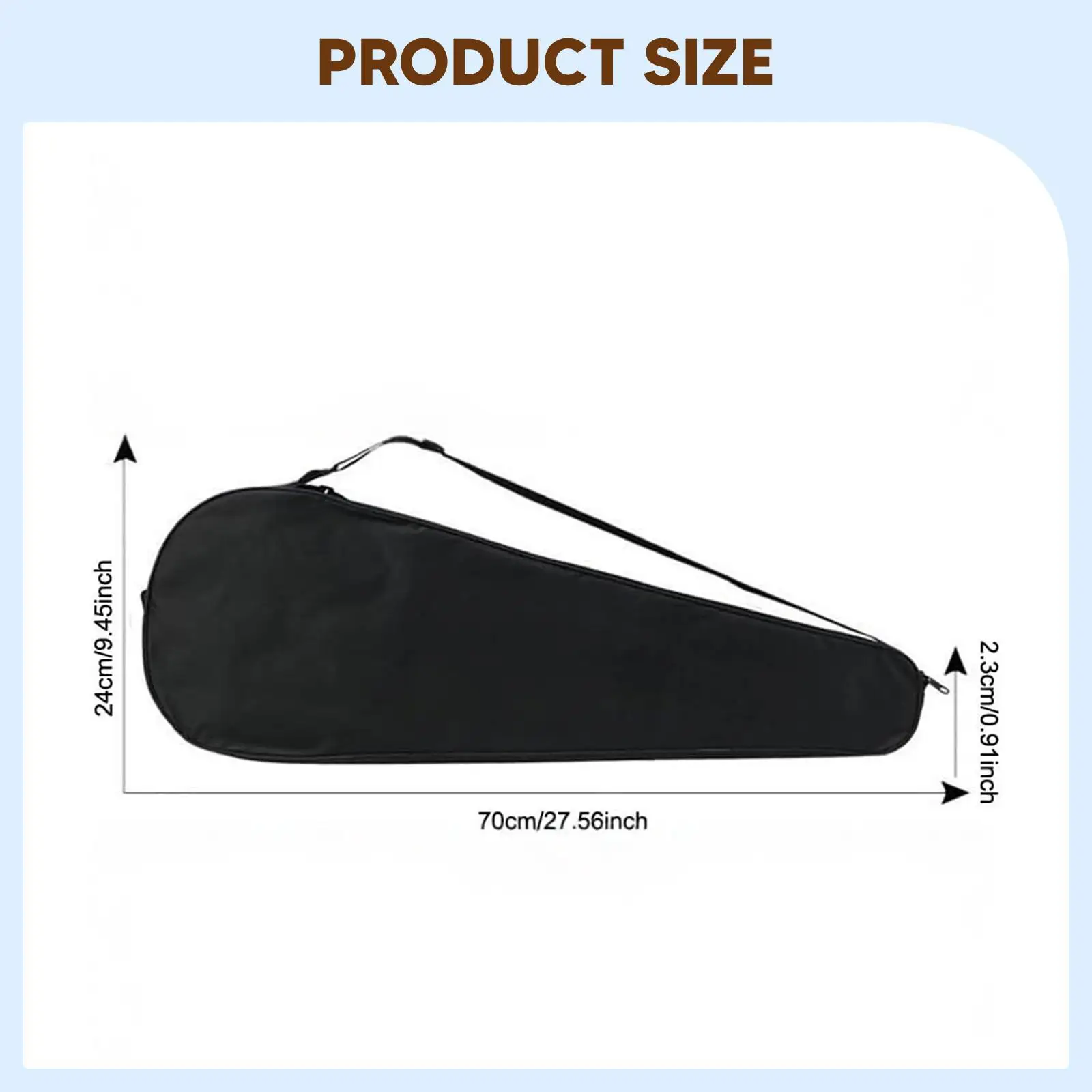 Badminton Racket Cover Bag Portable Organizer with Shoulder Strap Carrying Bag for Player Practice Outdoor Sports Professional
Badminton Racket Cover Bag Portable Organizer with Shoulder Strap Carrying Bag for Player Practice Outdoor Sports Professional