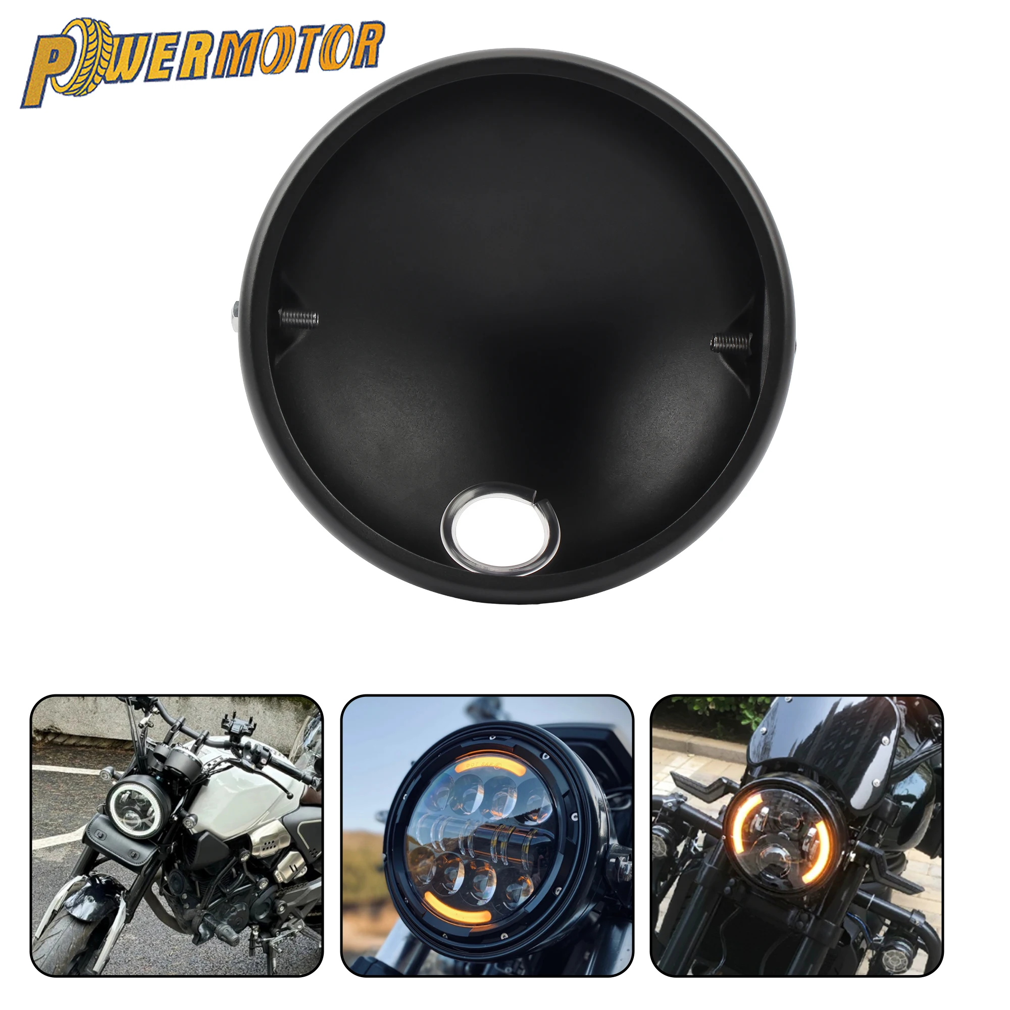 For Harley Motorcycle LED Headlight Housing 7 Inch Retro Headlight Base HeadLamp Housing Cover Bucket Light Modified Accessories
For Harley Motorcycle LED Headlight Housing 7 Inch Retro Headlight Base HeadLamp Housing Cover Bucket Light Modified Accessories