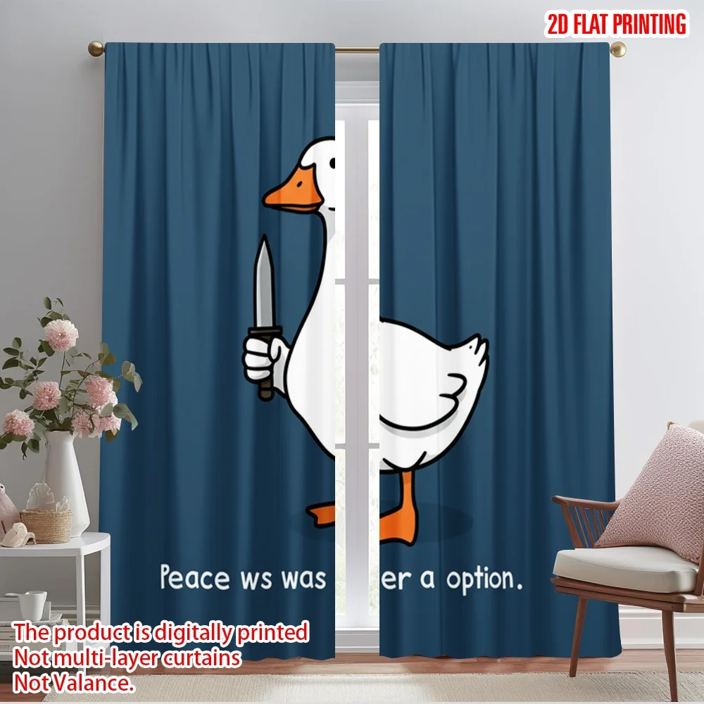 2pcs 2D flat printing Window Curtains Peace was never an option. 100% Polyester Fabric Without Electricity Festive Wall Decor
2pcs 2D flat printing Window Curtains Peace was never an option. 100% Polyester Fabric Without Electricity Festive Wall Decor
