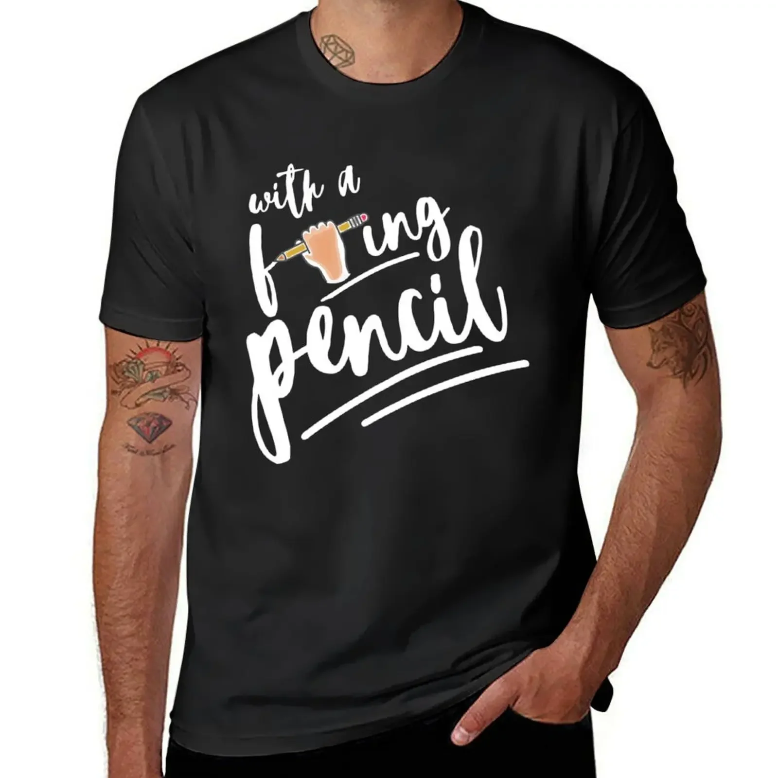 With A F-ing Pencil - John Quotes T-Shirt sublime cute clothes shirts graphic tee summer tops mens t shirt
With A F-ing Pencil - John Quotes T-Shirt sublime cute clothes shirts graphic tee summer tops mens t shirt
