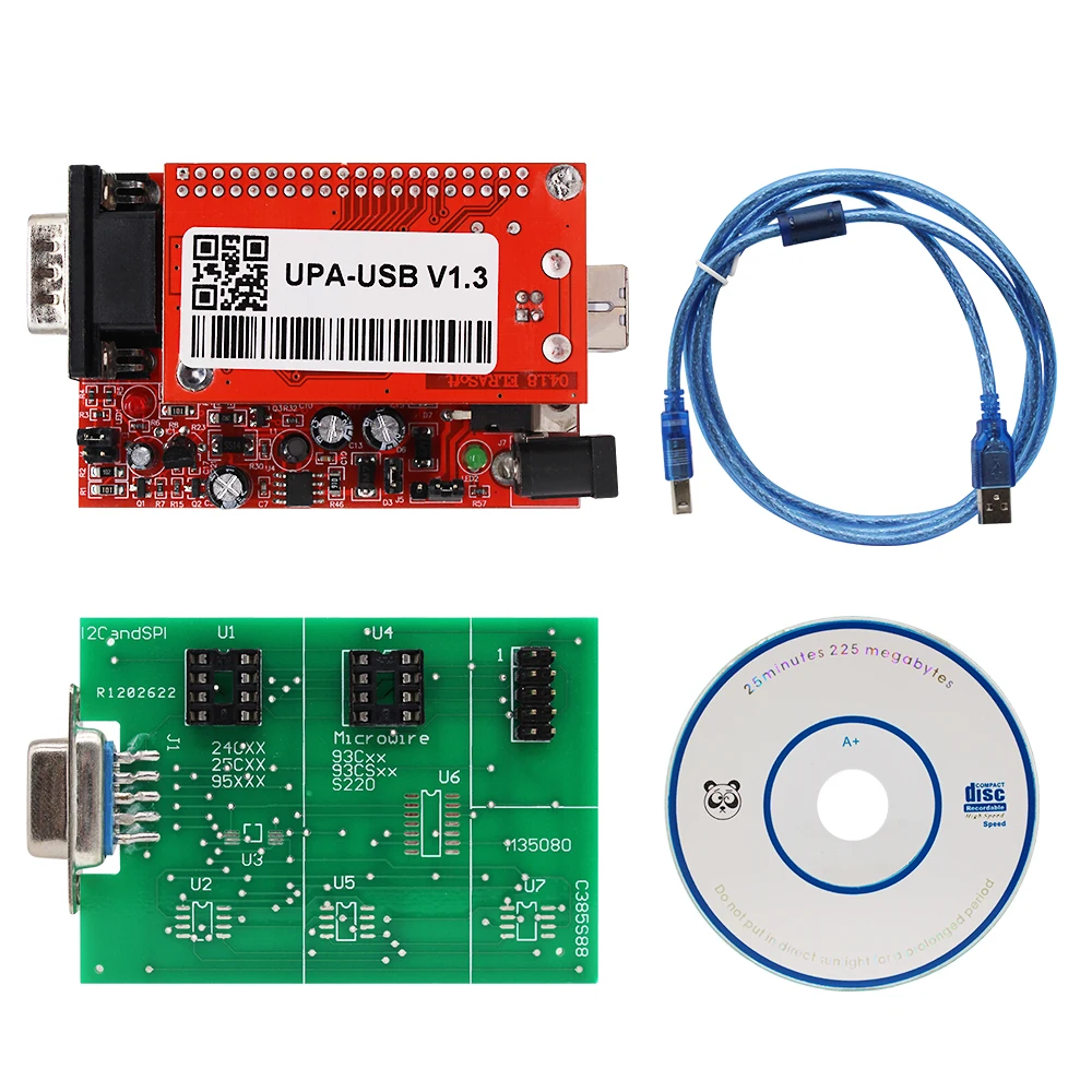 UPA V1.3 USB ECU Programmer OBD2 External Equipment UPAUSB Inspection and Repair Interface for Tuning Code Reader in Cars
UPA V1.3 USB ECU Programmer OBD2 External Equipment UPAUSB Inspection and Repair Interface for Tuning Code Reader in Cars