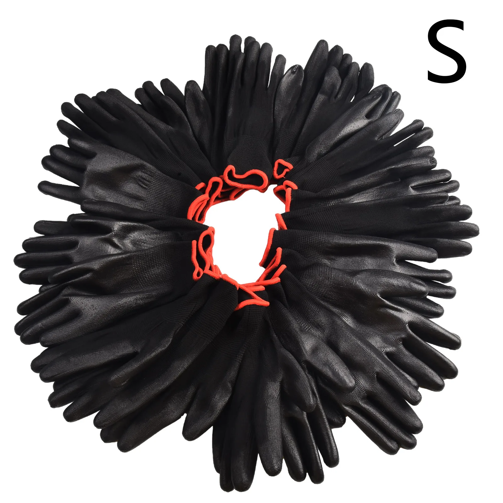Hand Protect Work Gloves Knit Cuffs Nylon PU Coated Safety 12 Pairs Antiskid Black Dust-proof Gardening Supplies
Hand Protect Work Gloves Knit Cuffs Nylon PU Coated Safety 12 Pairs Antiskid Black Dust-proof Gardening Supplies