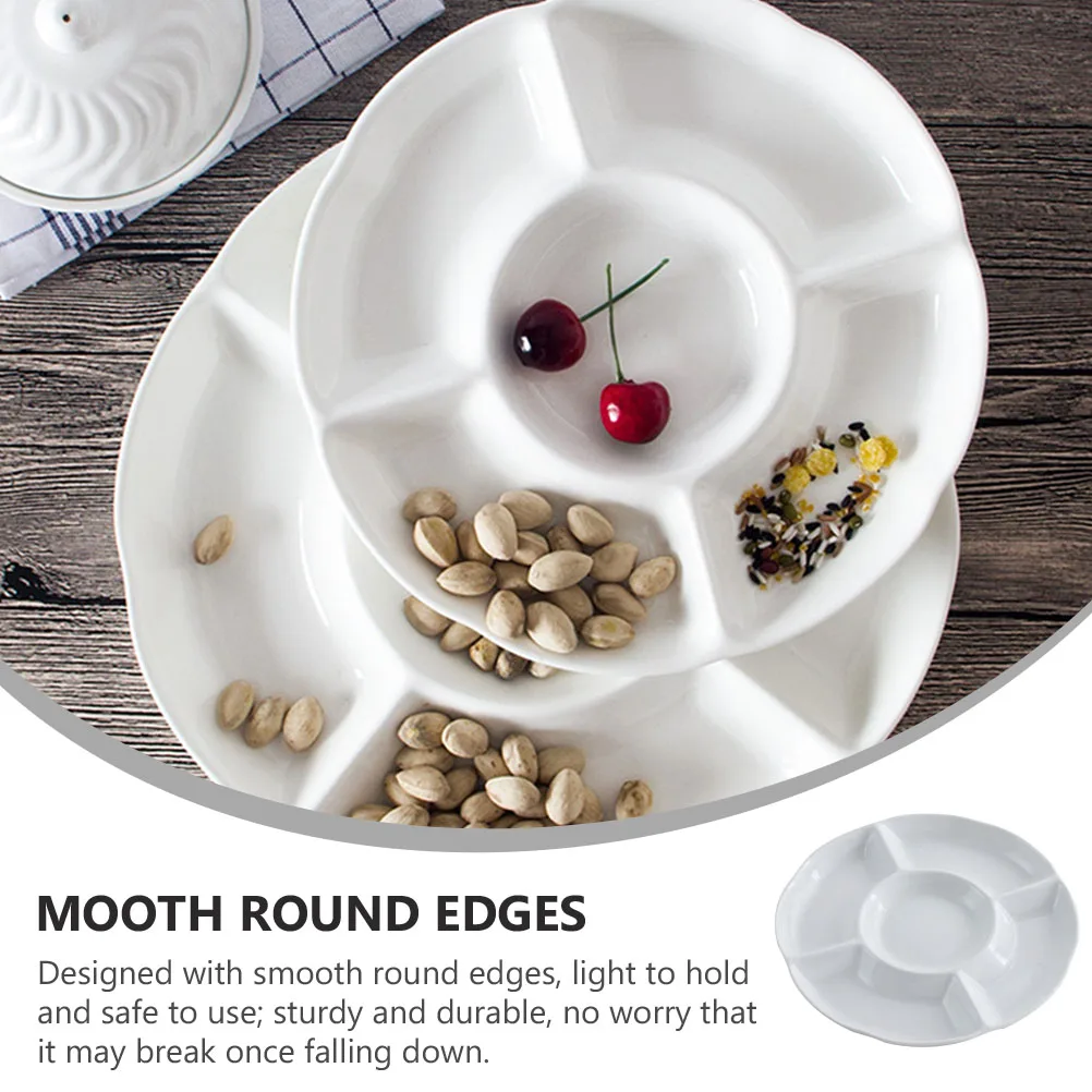 2 Pcs Section Melamine Fruit Plate Snack Appetizer Serving Tray Tray Party Banquet White Ozone Refrigerator
2 Pcs Section Melamine Fruit Plate Snack Appetizer Serving Tray Tray Party Banquet White Ozone Refrigerator