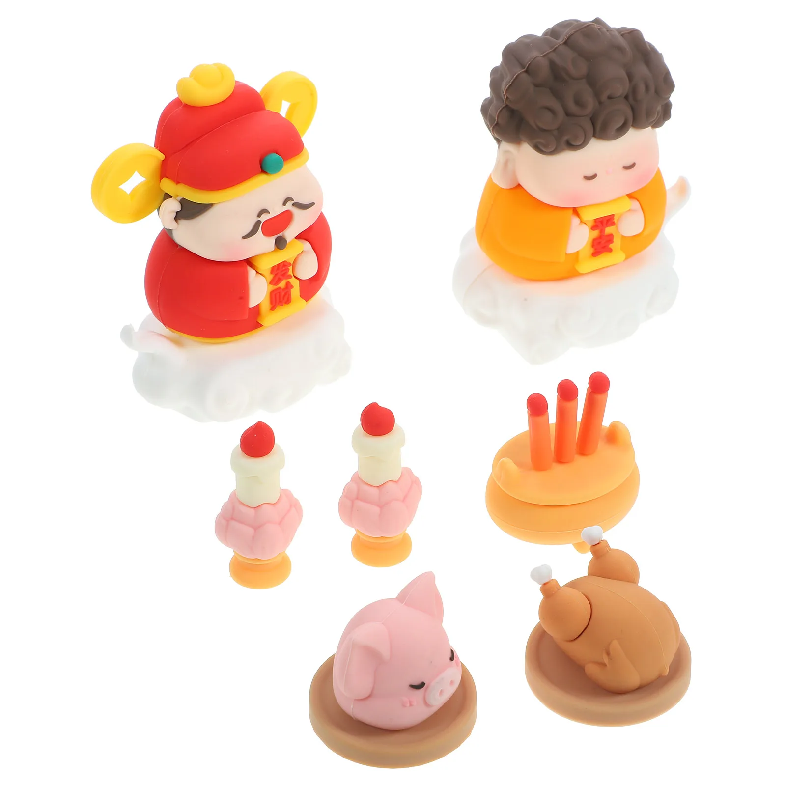 1 set Creative Soft Rubber Wealth God Ornament Desktop Decoration Prosperity Statue Office Home Blessing Lucky Fengshui
1 set Creative Soft Rubber Wealth God Ornament Desktop Decoration Prosperity Statue Office Home Blessing Lucky Fengshui