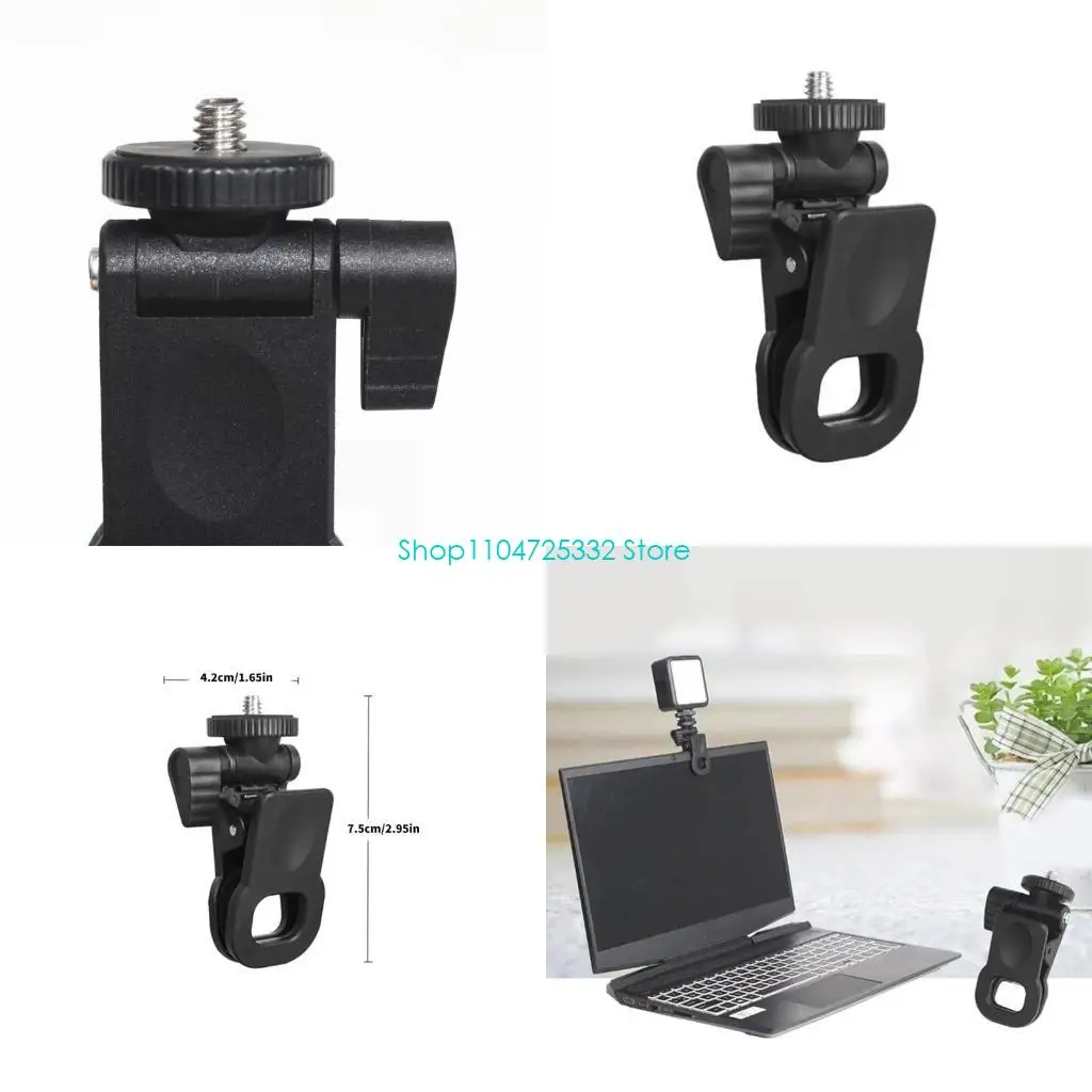 P5EA Monitors Camera Mount Clamp Clip with Universal 1/4 Connector Simple to Use for LCD Display Top Fill Light & Webcam Stand
P5EA Monitors Camera Mount Clamp Clip with Universal 1/4 Connector Simple to Use for LCD Display Top Fill Light & Webcam Stand
