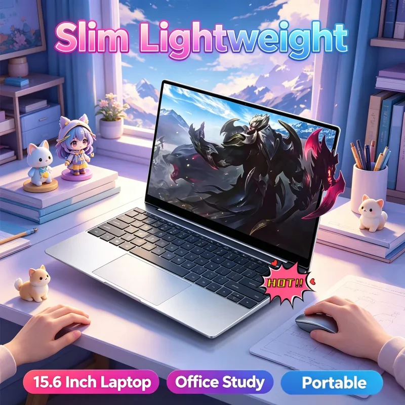 Original 15.6" Ultra Slim Laptop N95 120 Hz Ultra-clear Screen FHD IPS Display 7500mAh 32GB/2TB SSD Backlit Keyboard
Original 15.6" Ultra Slim Laptop N95 120 Hz Ultra-clear Screen FHD IPS Display 7500mAh 32GB/2TB SSD Backlit Keyboard