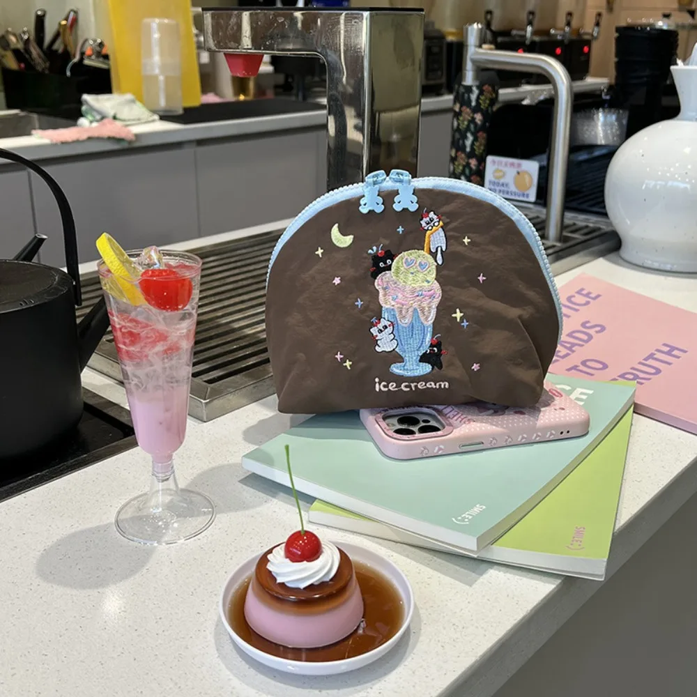 Makeup Pocket Cartoon Embroidery Cosmetic Bag Portable Cloth Nylon Makeup Bag Flower Animals Skincare Storage Bag Girls
Makeup Pocket Cartoon Embroidery Cosmetic Bag Portable Cloth Nylon Makeup Bag Flower Animals Skincare Storage Bag Girls