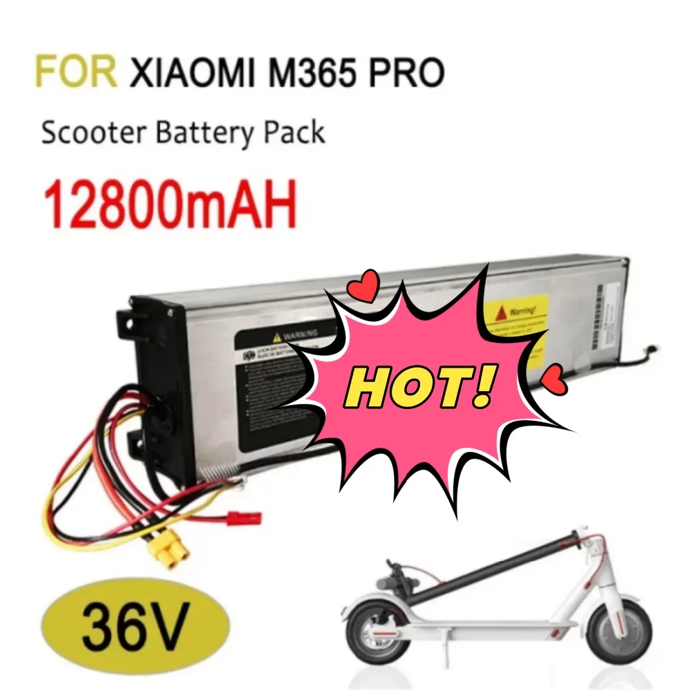 High Capacity 36V 12800mAh Battery Pack for XIAOMI M365 pro Scooter Original Endurance Replacement Battery
High Capacity 36V 12800mAh Battery Pack for XIAOMI M365 pro Scooter Original Endurance Replacement Battery
