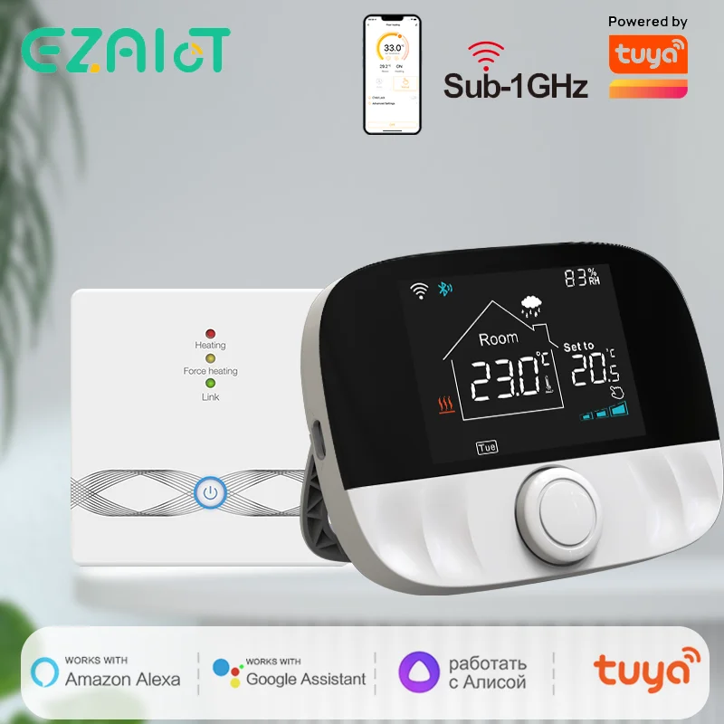 EZAIOT беспроводной RF433 Wi-Fi термостат для газового котла с подогревом Tuya Smart Life контроллер температуры приемник Alexa Google Home
EZAIOT беспроводной RF433 Wi-Fi термостат для газового котла с подогревом Tuya Smart Life контроллер температуры приемник Alexa Google Home