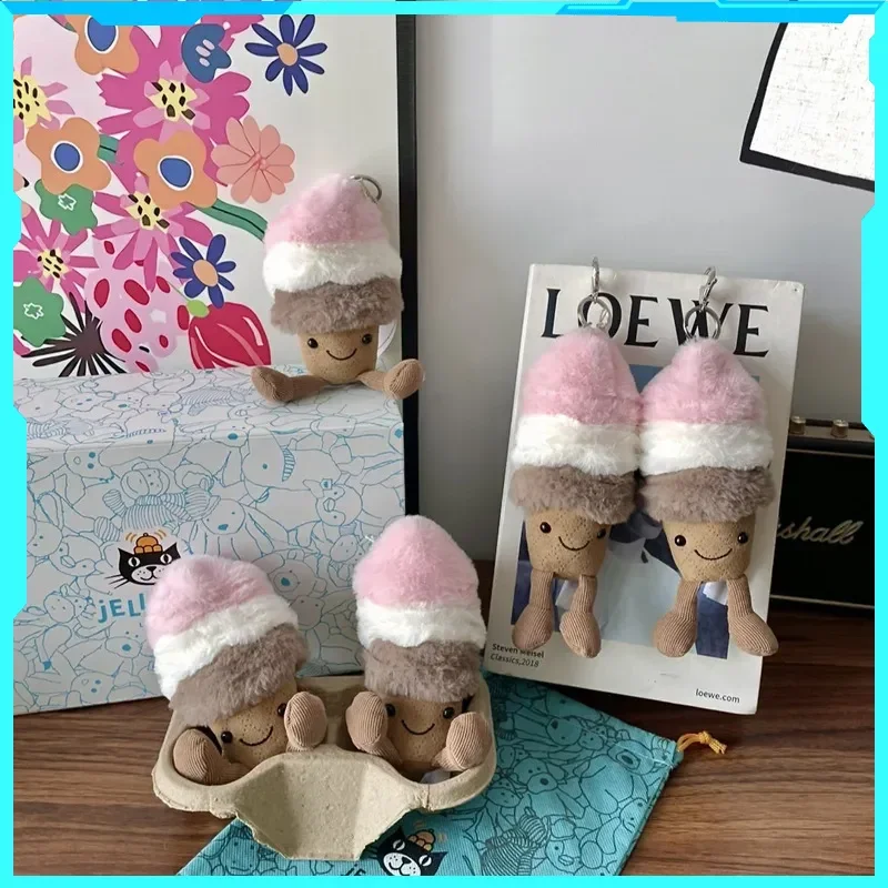Мягкая игрушка-подвеска Jellycat в виде мороженого, милый мультяшный брелок, украшение для сумки, подарок на Новый год 2026 для девочек и женщин
Мягкая игрушка-подвеска Jellycat в виде мороженого, милый мультяшный брелок, украшение для сумки, подарок на Новый год 2026 для девочек и женщин