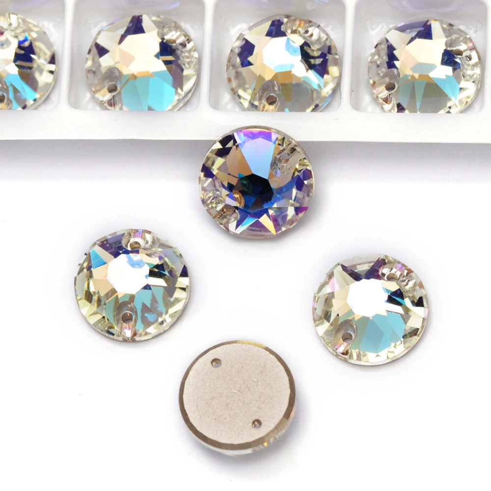Xirius Round Sew on Rhinestone Moonlight K9 Glass Strass Flatback Sewing Crystal Rhinestone for DIY Clothes Needlework
Xirius Round Sew on Rhinestone Moonlight K9 Glass Strass Flatback Sewing Crystal Rhinestone for DIY Clothes Needlework