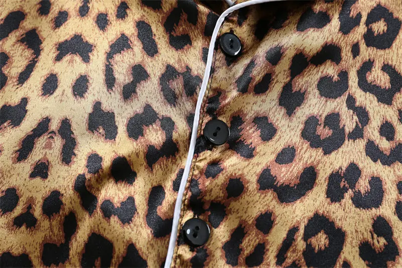 Kids Leopard Print Pajama Set 12 Sbd4847d3062e4fc0a176577ec2620734U