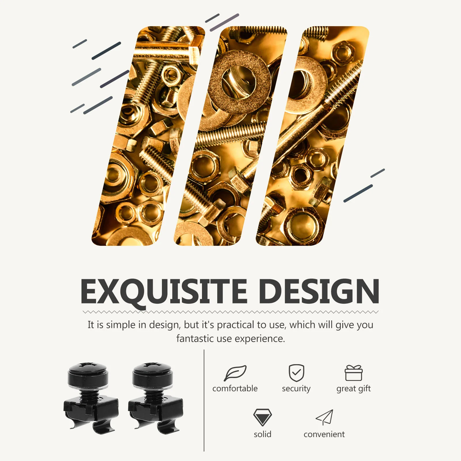 Cage Nuts Screws High Strength Corrosion Resistant Heavy Duty Fasteners Easy Install Rack Mount Self Tapping Bolts
Cage Nuts Screws High Strength Corrosion Resistant Heavy Duty Fasteners Easy Install Rack Mount Self Tapping Bolts