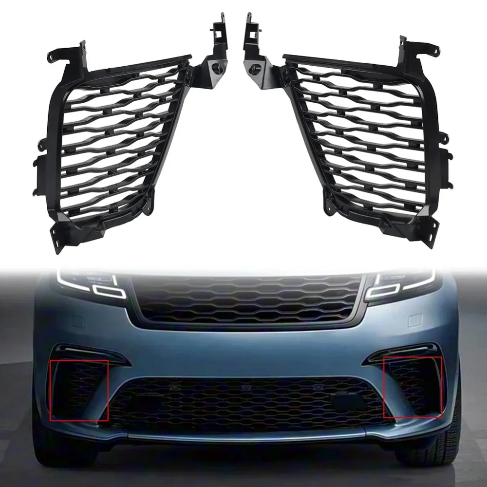 1PCS Car Front Bumper Side Grille Fog Light Lamp Cover R126802, LR126801 For Range Rover Velar SVA 2018 2019 2020-2021
1PCS Car Front Bumper Side Grille Fog Light Lamp Cover R126802, LR126801 For Range Rover Velar SVA 2018 2019 2020-2021