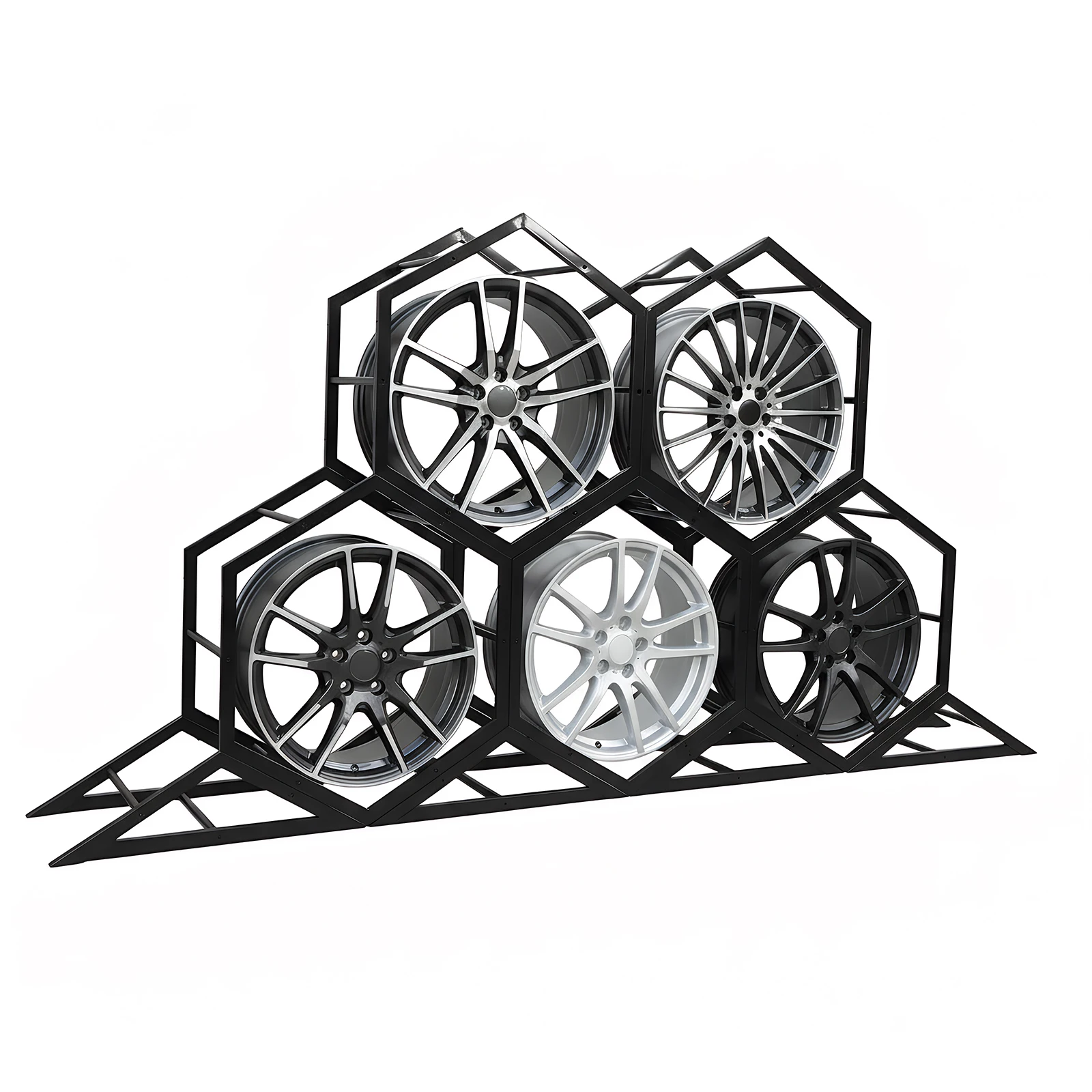 Adjustable Wall Mount Wheel Display Rack Heavy Duty Steel Spare Tyre Organizer for Exhibition Shop Garage Trade Show
Adjustable Wall Mount Wheel Display Rack Heavy Duty Steel Spare Tyre Organizer for Exhibition Shop Garage Trade Show