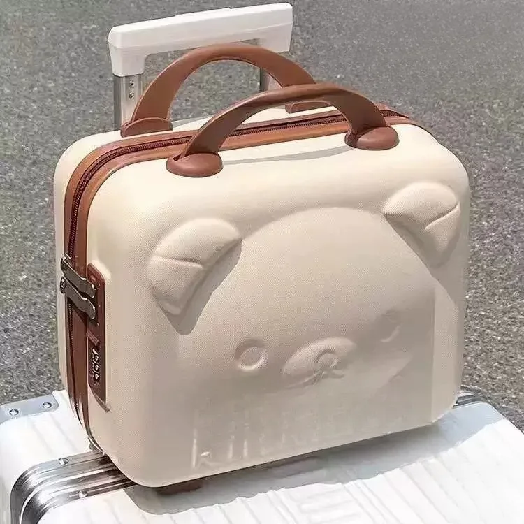 Cartoon Bear Handheld Luggage Box Portable Boarding Box Children's Storage Makeup Box 14 Inch Travel Suitcase for Women
Cartoon Bear Handheld Luggage Box Portable Boarding Box Children's Storage Makeup Box 14 Inch Travel Suitcase for Women