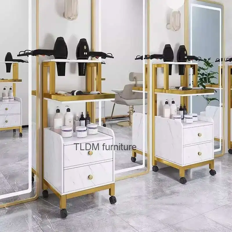 Luxury Salon Trolleys Beauty Salon Hair Salon Tool Trolley Creative Salon Furniture Multi-layer Storage Rack with Wheels
Luxury Salon Trolleys Beauty Salon Hair Salon Tool Trolley Creative Salon Furniture Multi-layer Storage Rack with Wheels