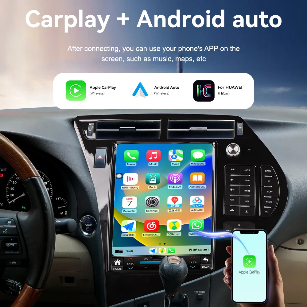 Android 14 Wireless Carplay 12.1 Inch Touch Screen Autoradio Stereo For Lexus RX 2009-2014 GPS Navigation Head Unit Auto
Android 14 Wireless Carplay 12.1 Inch Touch Screen Autoradio Stereo For Lexus RX 2009-2014 GPS Navigation Head Unit Auto