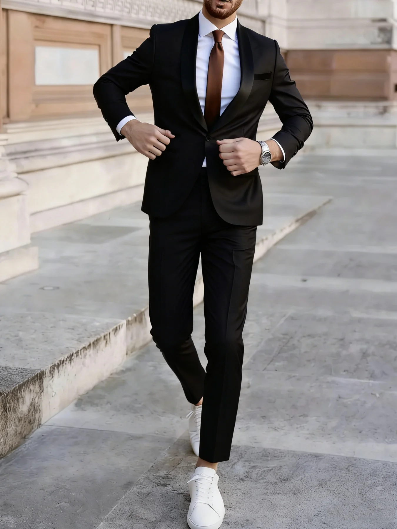 Men's Shawl Lapel Two Piece Suit, Premium Formal Outfit, Ideal for Party, Prom, Banquet & Business
Men's Shawl Lapel Two Piece Suit, Premium Formal Outfit, Ideal for Party, Prom, Banquet & Business