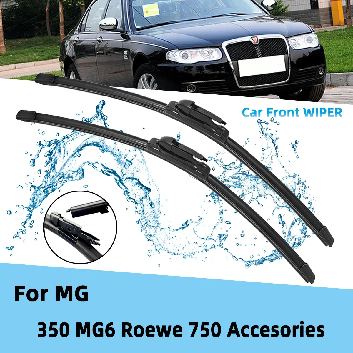 Front Wiper Accessorie Double Rubber Car Wipers for MG 350 MG6 Roewe 750 Accesories 2006-2016 Wipers Brushes New Upgraded
Front Wiper Accessorie Double Rubber Car Wipers for MG 350 MG6 Roewe 750 Accesories 2006-2016 Wipers Brushes New Upgraded