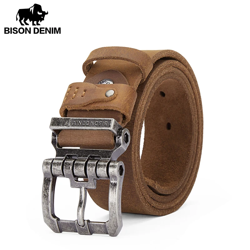 BISON DENIM Men Top Layer Leather Casual High Quality Belt Vintage Design Strap Luxury Pin Buckle Genuine Leather Belts W71792
BISON DENIM Men Top Layer Leather Casual High Quality Belt Vintage Design Strap Luxury Pin Buckle Genuine Leather Belts W71792