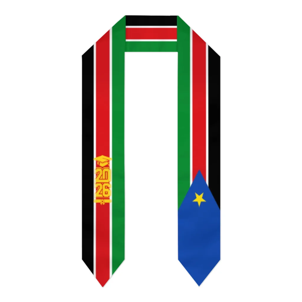 Class of 2026 South Sudan Flag Scarf Graduation Sash Stole International Study Abroad Adult Unisex Party Accessory Top Print
Class of 2026 South Sudan Flag Scarf Graduation Sash Stole International Study Abroad Adult Unisex Party Accessory Top Print