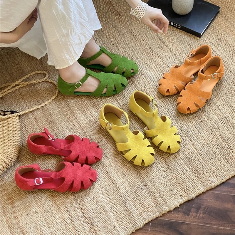 AIYUQI 2025 New Women's Sandals Genuine Leather Cutouts Women Cage Shoes Large Beach female Roman Sandals 
AIYUQI 2025 New Women's Sandals Genuine Leather Cutouts Women Cage Shoes Large Beach female Roman Sandals