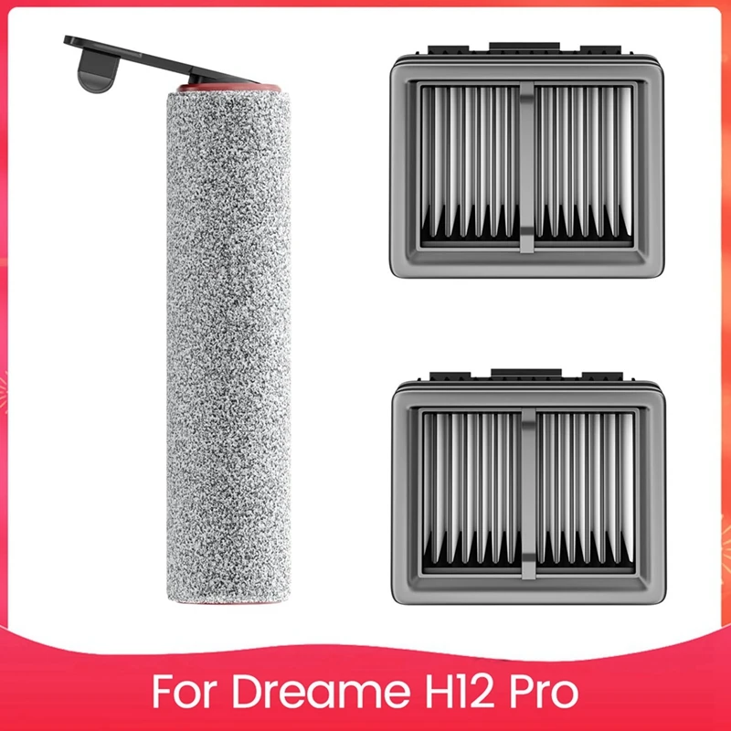 B46B-Replacement Vacuum Filters Roller Brushes For Dreame H12 Pro Wet Dry Vacuum Cleaner, Efficient Replacement Filters
B46B-Replacement Vacuum Filters Roller Brushes For Dreame H12 Pro Wet Dry Vacuum Cleaner, Efficient Replacement Filters