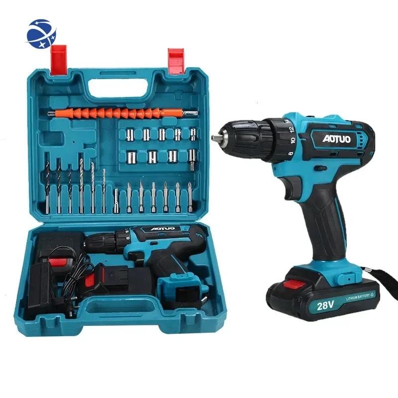 Factory Price 28V Rechargeable Power Screw drivers Lithium Electric Drill Set Cordless Electric Screwdriver OEM Services
Factory Price 28V Rechargeable Power Screw drivers Lithium Electric Drill Set Cordless Electric Screwdriver OEM Services